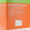 Pansements Absorbants Non adhérents stériles Absoplaie Compact Abso - boîte de 10 sachets individuels