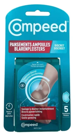 Pansements ampoules discret Compeed - boite de 5 pansements