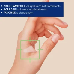 Pansements ampoules doigt et orteil petit format Urgo - 1 pansements hydrocolloïdes