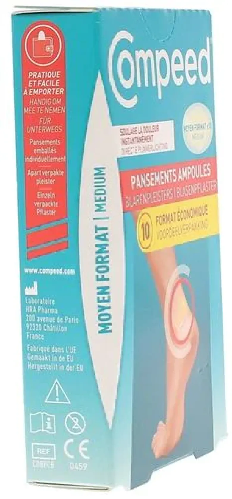 Pansements ampoules moyen format Compeed