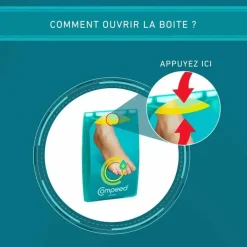 Pansements durillons moyen format Compeed - boite de 6 pansements