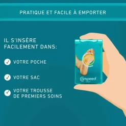 Pansements durillons moyen format Compeed - boite de 6 pansements