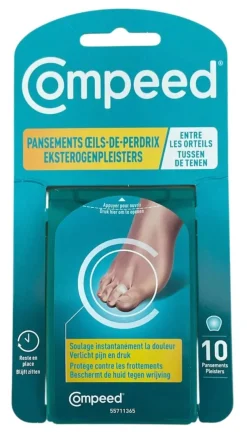 Pansements oeils-de-perdrix Compeed - boite de 10 pansements