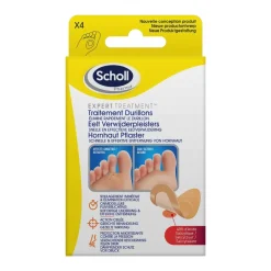 Pansements traitement Durillons Scholl - 4 emplâtres ultra-doux