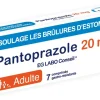 Pantoprazole 20mg EG Labo Conseil - boîte de 7 comprimés gastro-résistants
