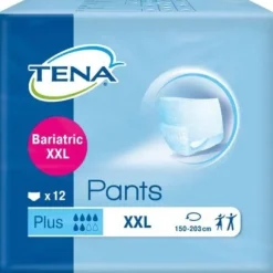 Pants Bariatric Plus taille XXL Tena - paquet de 12 protections