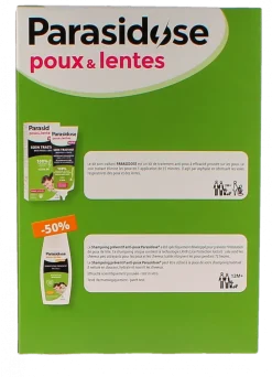 Parasidose Soin traitant anti-poux et lentes