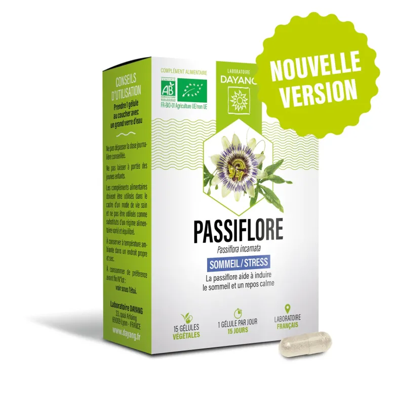 Passiflore sommeil et stress BIO Dayang
