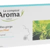 Pastille gorge citron-miel Le Comptoir Aroma - boite de 24 pastilles