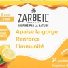 Pastilles gorge et immunité Miel citron Zarbeil - boîte de 24 pastilles