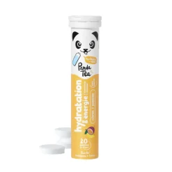 Pastilles hydratation et énergie goût citron passion Panda Tea - 20 pastilles effervescentes
