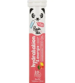 Pastilles hydratation et énergie goût pamplemousse citron Panda Tea - 20 pastilles effervescentes
