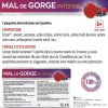Pastilles mal de gorge intense goût fruits rouges Granions - boite de 16 pastilles à sucer