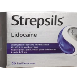 Pastille Strepsils lidocaïne – 36 pastilles