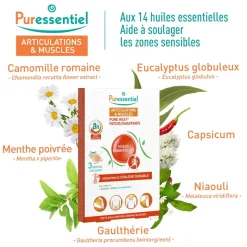 Patch chauffant articulations et muscles Puressentiel