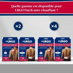 Patch lombaire auto-chauffant 8h Urgo