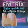 Patch nuit Traitement Emtrix mycose de l’ongle – sachet de 14 patchs