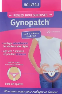 Patch Règles Douloureuses Gynopatch - Boîte de 3 patchs