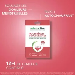 Patch règles douloureuses Naturactive - boite de 2 patchs