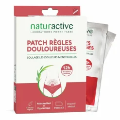 Patch règles douloureuses Naturactive - boite de 2 patchs