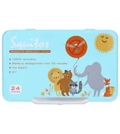 Patchs répulsifs anti-moustique bébé 72h Squitos - boite de 24 patchs