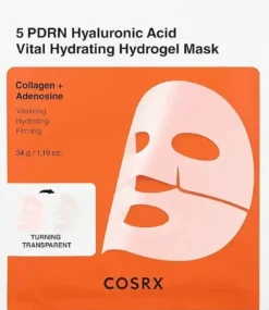 5PDRN masque hydrogel hydratant à l'acide hyaluronique Cosrx - 3 masques