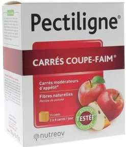 Pectiligne coupe faim Nutreov – 15 carrés