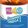 Pediakid gommes omega 3 goût citron Ineldea - boite de 60 oursons