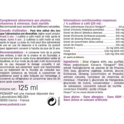 Pediakid Immuno-Fort goût myrtille – 125 ml