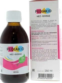 Pediakid Nez-Gorge goût miel citron