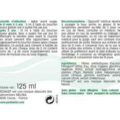 Pediakid toux sèche et grasse goût citron - flacon de 125ml