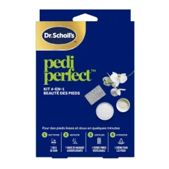 Pedi Perfect kit 4 en 1 beauté des pieds Scholl - coffret de 5 produits