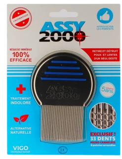 Peigne anti-poux et lentes Assy 2000 - un peigne