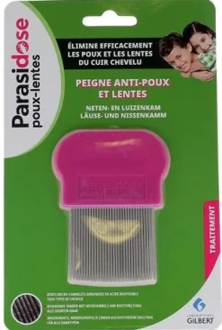 Peigne fin anti-poux et lentes Parasidose - 1 peigne