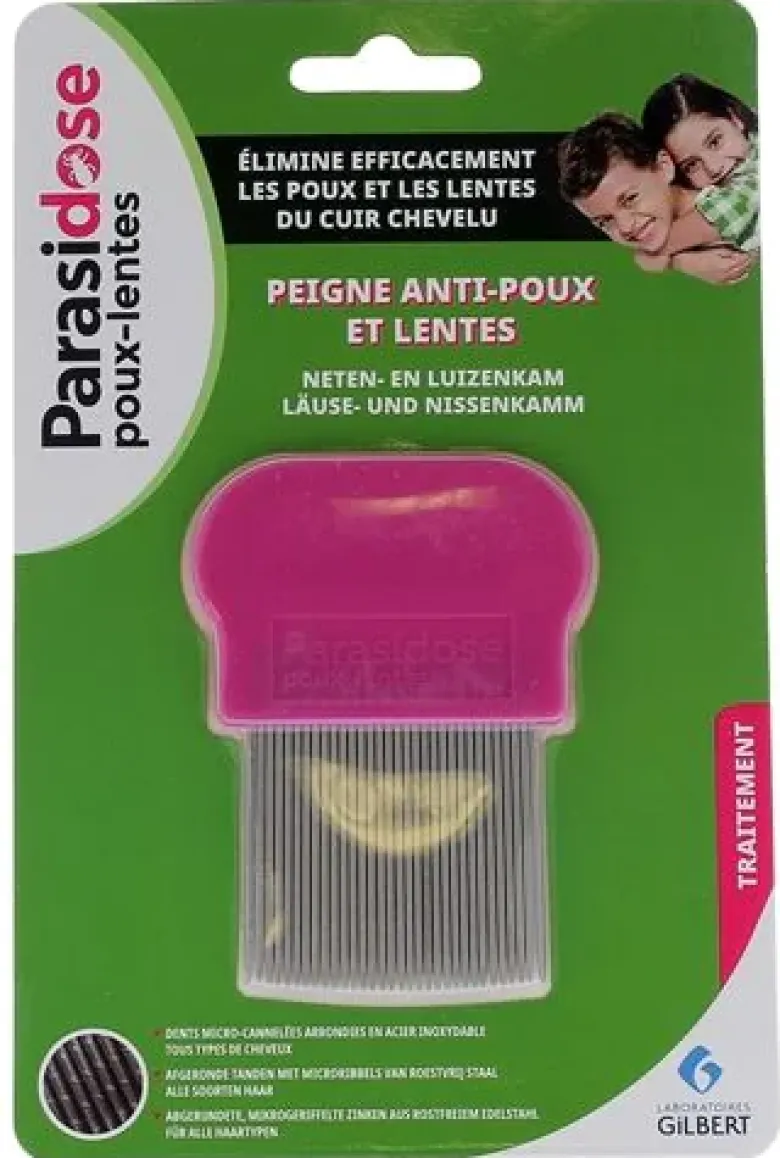 Peigne fin anti-poux et lentes Parasidose - 1 peigne