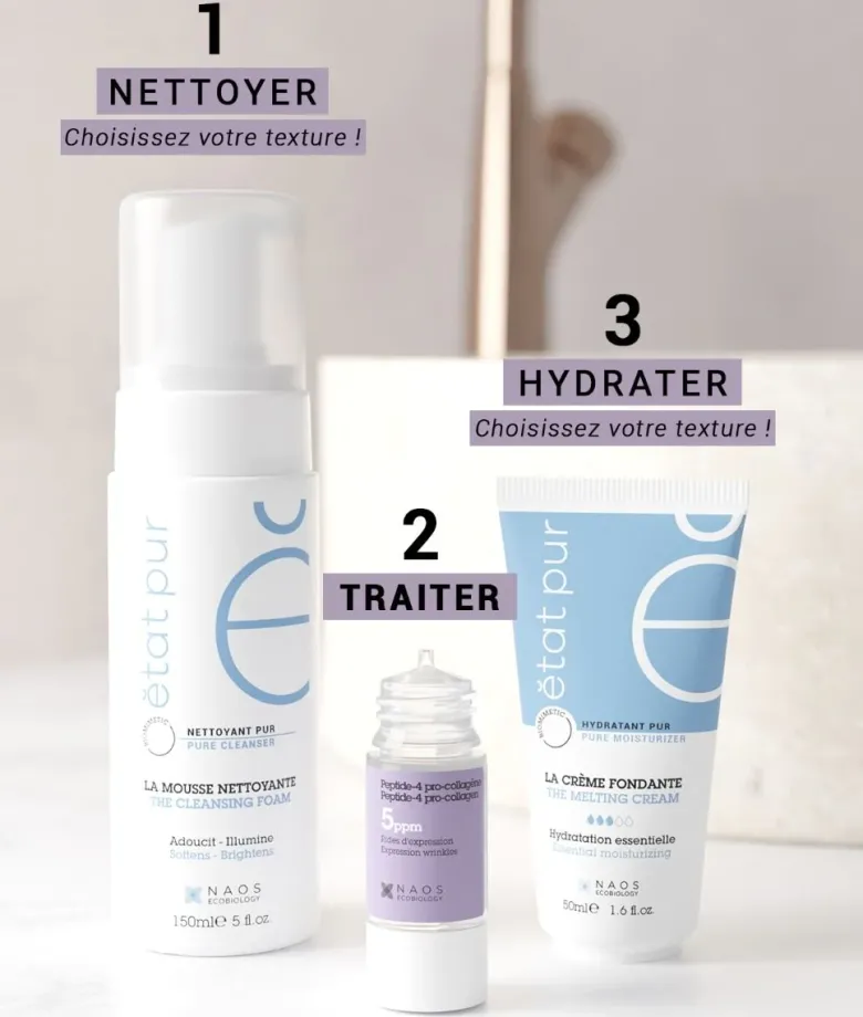 Peptide-4 Pro collagène rides d'expression Etat Pur - flacon de 15ml