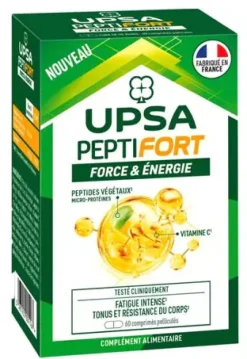 PeptiFort force & énergie Upsa - boîte de 60 comprimés