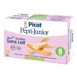 Pepti-Junior Mes 1ers boudoirs sans lait Picot - boite de 6 sachets de 4 boudoirs