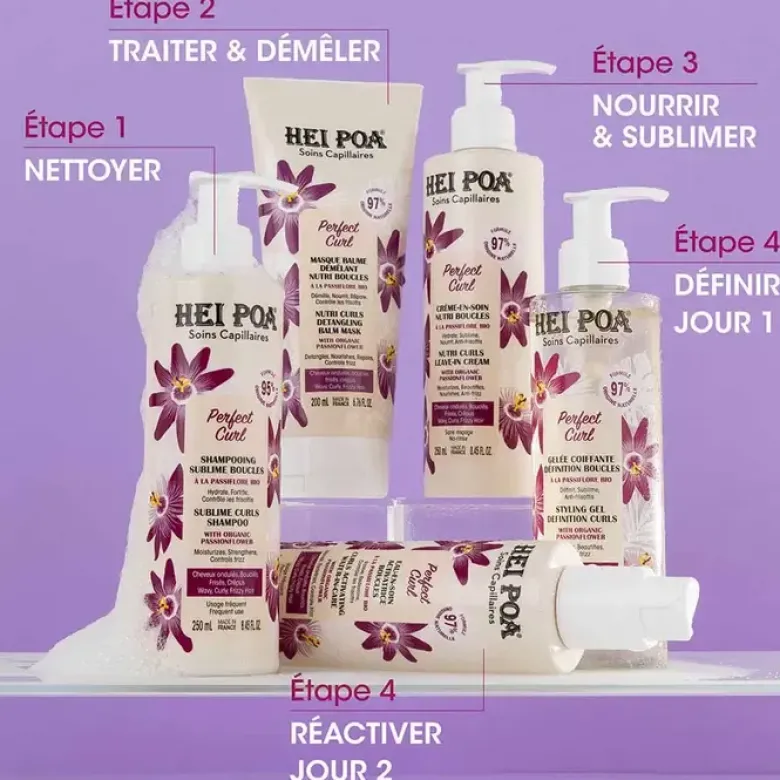 Perfect Curl eau en soin activatrice boucles Hei Poa - spray de 200ml