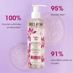 Perfect Curl gelée coiffante définition boucles Hei Poa - flacon-pompe de 250ml