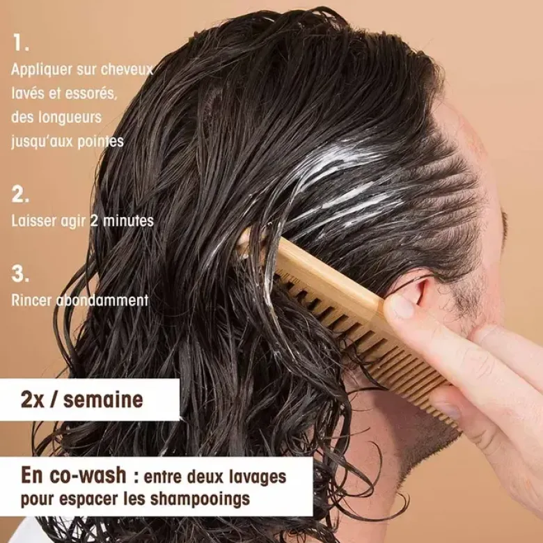 Perfect Curl masque baume démêlant nutri boucles Hei Poa - tube de 200ml