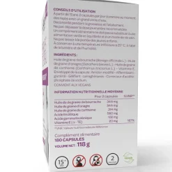 Perles de peau hydratant Arkopharma - boîte de 180 gélules
