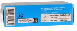 Permetrix solution pour spot-on grand chien Biocanina - boite de 3 pipettes de 0,4ml