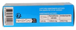 Permetrix solution pour spot-on chien moyen Biocanina - boite de 3 pipettes de 0,4ml