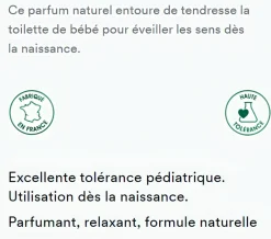 Petit brin eau parfumée Klorane Bébé - Flacon de 50 ml