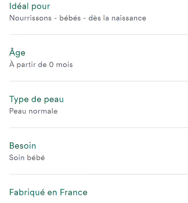Petit brin eau parfumée Klorane Bébé - Flacon de 50 ml