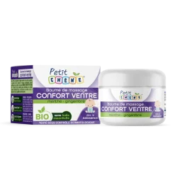 Petit Chêne baume de massage confort ventre bio Les 3 Chênes - pot de 40ml