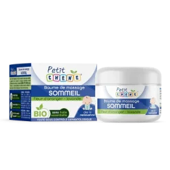 Petit Chêne baume de massage sommeil bio Les 3 Chênes - pot de 40ml