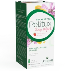 Petitux enfants arôme fraise Lehning - flacon de 125 ml