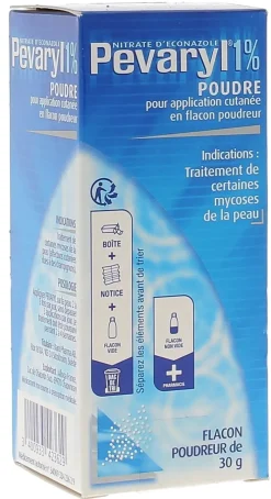 Pevaryl 1 % poudre – flacon poudreur 30 g